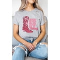 thumbnail image 5 of Howdy Honey XOXO Boots Valentines PLUS Graphic Tee T-Shirt, 5 of 9