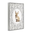 thumbnail image 2 of Stupell Industries Shabby Chic Mauve Botanical Bunny Gray Framed Giclee Art, 20 x 30, by Ink Drop Loft, 2 of 8