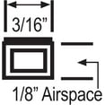 thumbnail image 3 of Framer Supply Solid Archival Frame Spacers – pH Neutral Peel-and-Stick Spacers for Picture Frames & Artwork Preservation (1/16" Black, 100ft Bundle (20 x 5' Sticks), 20, Pack), 3 of 6