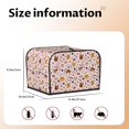thumbnail image 5 of Lsque Cute Dog Print 4 Slice Toaster Cover , Kitchen Appliance Dustproof Protector , Toaster Protector Dustproof Kitchen Appliance Cover, 5 of 7