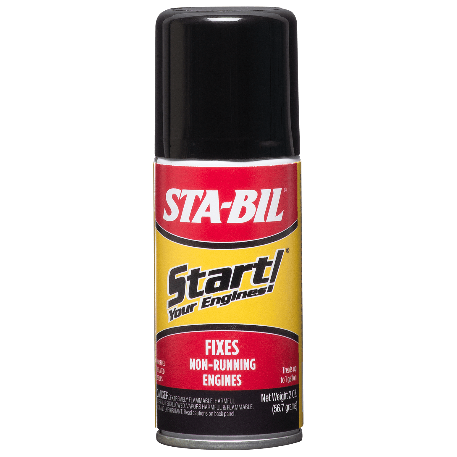 STA-BIL Start Your Engines! - Fixes Non-Running Engines - A Jump Start In A Can - Revitalizes Fuel System - Safe For 2 And 4-Cycle Engines - Ensures Quick, Easy Starts, 2 fl. oz. (21214)