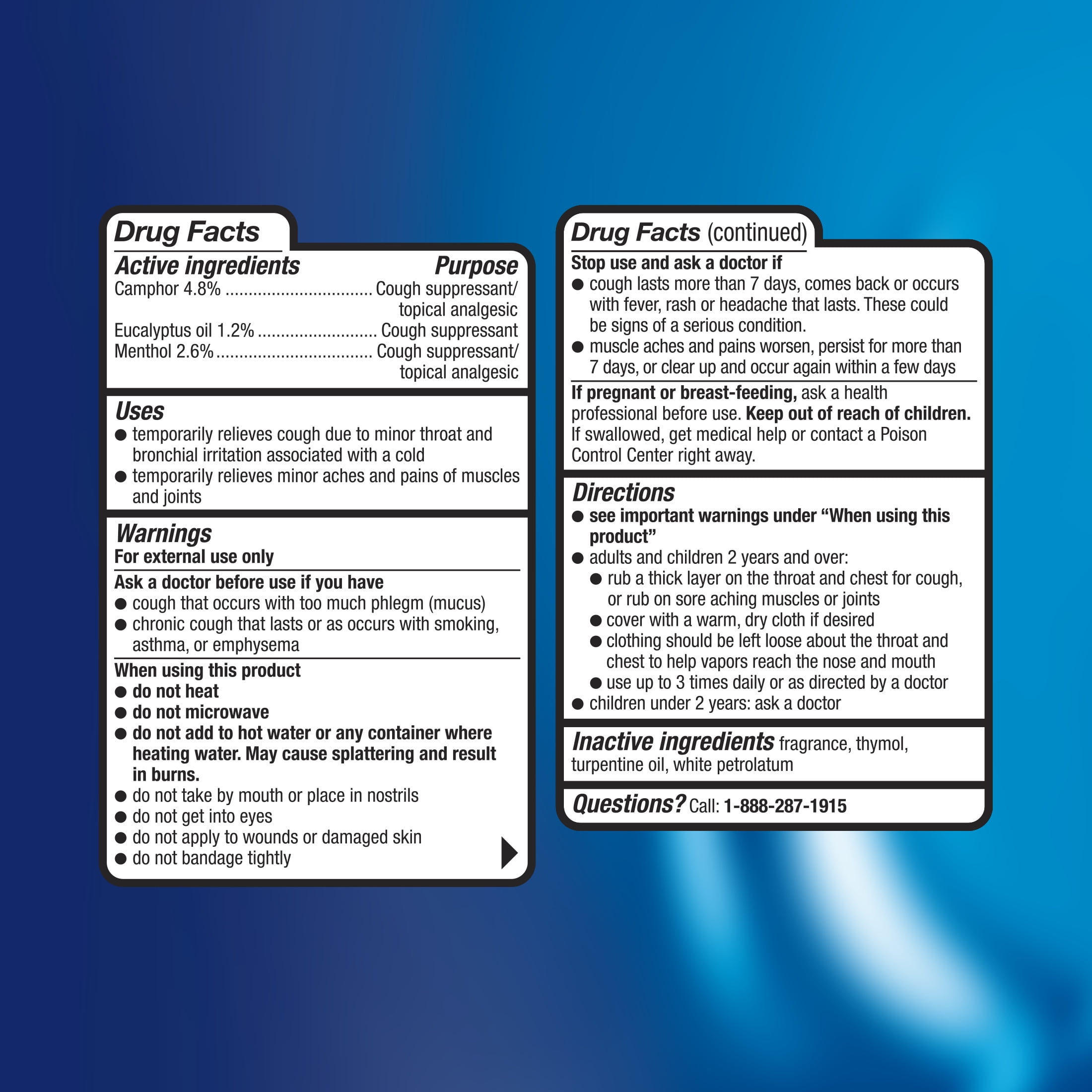 baby vicks vapor rub warning