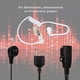 thumbnail image 2 of sweethay Earpiece 2-Way Radio External Headset Headphone Microphone Earphone Security Replacement Guard for IC-12A Type3, 2 of 6