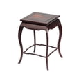thumbnail image 1 of Bending Leg Square Display Stool, Vases Plants Sculpture Rosewood Bracket Base, 1 of 7