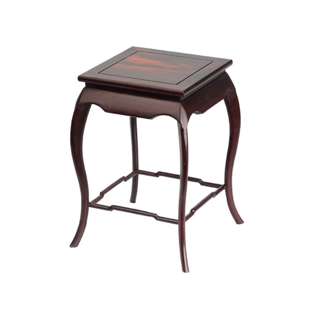 Bending Leg Square Display Stool, Vases Plants Sculpture Rosewood Bracket Base