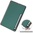 thumbnail image 5 of ELEHOLD Case for Samsung Galaxy Tab S10 FE+, Slim Stand Protective Case with S Pen Holder, Auto Sleep/Wake PU Leather Folio Cover,Darkgreen, 5 of 7