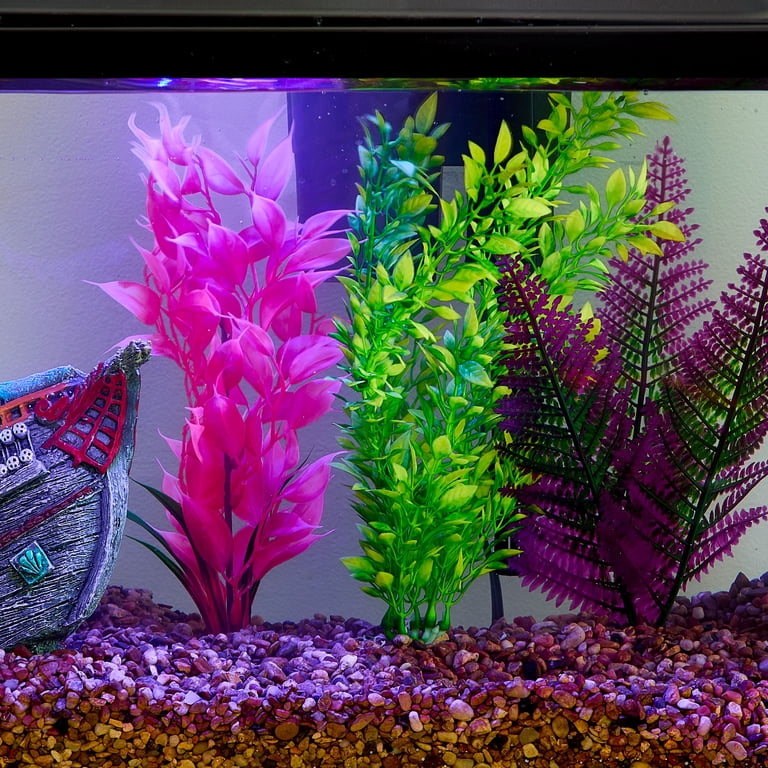 Vibrant Life 3-Piece Aquarium Plants Set, Multicolor photo 2
