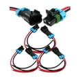 thumbnail image 1 of Paquete de 3 conectores Metri-Pack de 2 pines y 30 amperios, serie 280, multifunción (conector macho a hembra de 12 AWG)., 1 of 5
