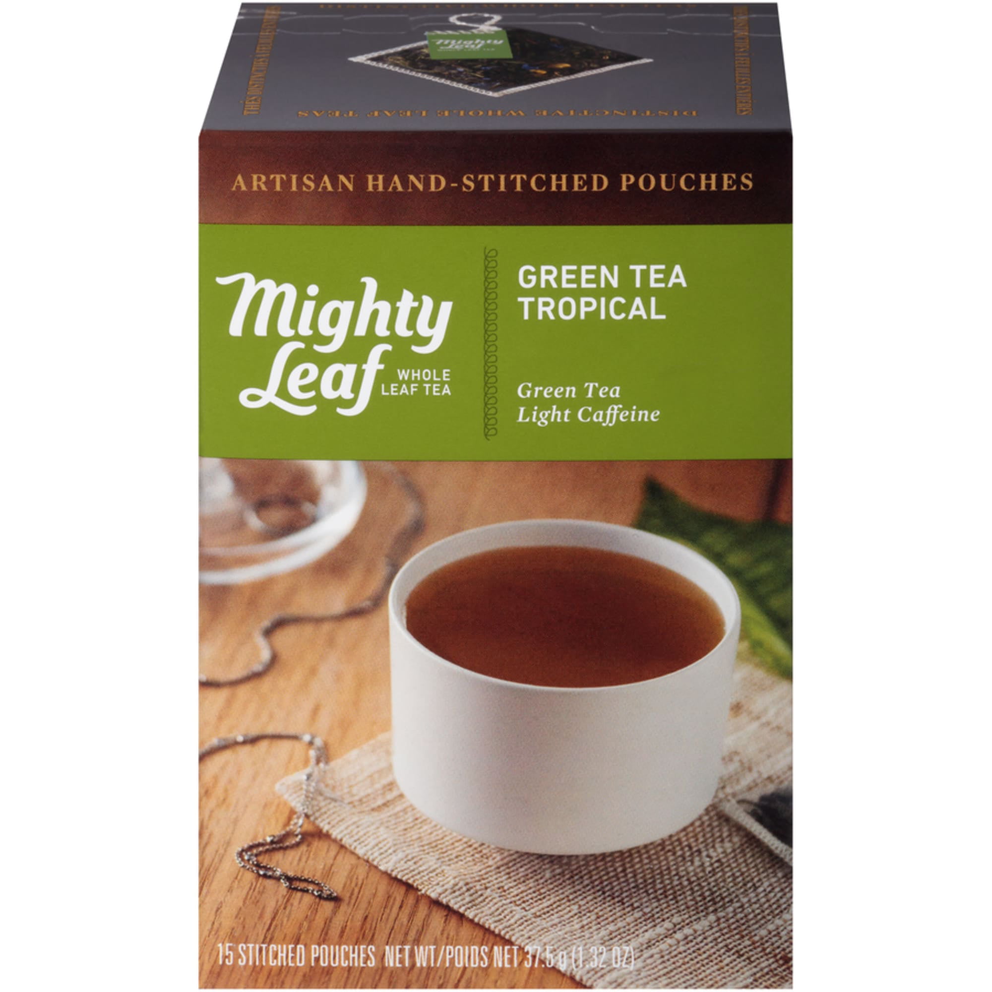 Mighty Leaf Tea Green Tea Tropical, Green Tea, 15 Tea Bags Walmart
