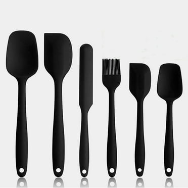 Tyethy Silicone Spatula Set of 6, Nonstick Spatula Rubber Heat Resistant Spatula Kitchen Utensil Set for Cooking Baking Mixing, BPA-Free, Dishwasher Safe