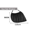 thumbnail image 2 of Riwesomey 1 par de parasoles para coche, ventana delantera/trasera, parasol, red, diseño de malla, negro, parasol para coche, cortina Automoción decorativa y accesorios Negro 110*50mm, 2 of 8