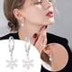 thumbnail image 2 of Pendientes de copa de nieve para chicas adolescentes, pendientes minimalistas de piercing, pendientes de moda, 2 of 8