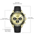 thumbnail image 6 of MEGIR Luxury Sports Men Watch Chronograph Silicone Quartz Wristwatch Waterproof Calendar Large Dial, 6 of 8