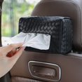 thumbnail image 4 of Soporte de papel para coche, duradero, parasol para coche, soporte para toallas de papel colgante, estuche de almacenamiento, a prueba de polvo, caja de pañuelos para coche que ahorra espacio, 4 of 4