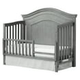Evolur Adora Curve Top Convertible Crib, Storm Gray