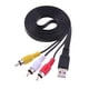 thumbnail image 2 of Nuevo 1,5 M 5 pies USB macho A a 3 RCA AV A/V Cable adaptador de TV Cable Audio AV Cable, 2 of 8