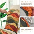 thumbnail image 5 of Yayeee 4 Pack Dining Chair Covers Stretch Parson Chairs Slipcovers Seat Protector, Abstract Desert Pattern, 5 of 6