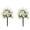 A001, variant on 21 Inch Garden Stakes, Artificial Pansy Flowers for Outdoor, Artificial Topiary Pansies Bushes for Yard Patio Porch Planters Pots Garden Decor Outside