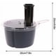 thumbnail image 2 of Kit de cortador de recipientes para procesador de alimentos multifuncional para placa de corte de licuadora ThermomixTM6 TM5 Accesorios, 2 of 5