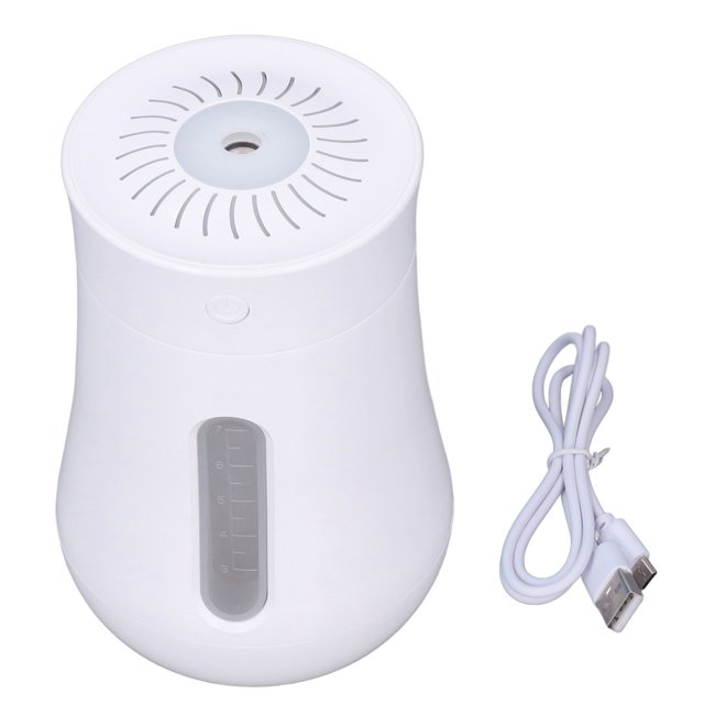 Humidificador de dormitorio, humidificador de 200 ml con carga USB, humidificador de niebla fría, humidificador de escritorio diseñado a medida