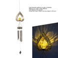 thumbnail image 4 of LED Light Wind Chime, Gift Decorative Mobile Waterproof Iron Art Peaceful Outdoor Solar Wind Chime Light  for Patio, 4 of 8