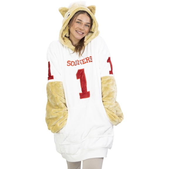 University of Oklahoma Sooner Snugible 2-in-1 Blanket Hoodie Pillow