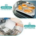 Vesteel Stainless Steel Baking Sheets and Racks Set, 4 Pc Oven Safe