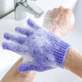thumbnail image 4 of Kripyery 2Pcs Scrubbing Gloves Soft Fast Foaming Exfoliation Deep Clean Bathing Exfoliating Massage Gloves Bathroom Accessories, 4 of 8