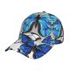thumbnail image 1 of Fotbe Blue and White Butterflies Gorro Clásico de Béisbol, Gorra Ajustable con Broche Snapback, Gorro de Exterior de Algodón Suave, 1 of 6