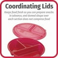 thumbnail image 2 of Good Cook - Recipiente para comida, Round, Rojo, 10 Round Containers with Lids, 1, 2 of 4