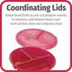 thumbnail image 2 of Good Cook - Recipiente para comida, Round, Rojo, 10 Round Containers with Lids, 1, 2 of 4
