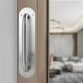 thumbnail image 3 of Poignée de Porte en Acier Inoxydable Ovale/carrée pour Porte d'Accès, 3 of 9