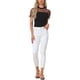 thumbnail image 2 of INSPIRAR CHIC Blusa de cuerpo ajustado de malla transparente con mangas cortas y lunares para mujer XL negra, 2 of 6
