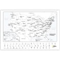 thumbnail image 3 of National Geographic World and United States Coloring, Map Pack Bundle, 36" x 24", 3 of 3