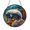 Acrylic 3.5 Inch, variant on Ocean Dugong Ocean Suncatcher Hanging Round Present Item Plaque Sun