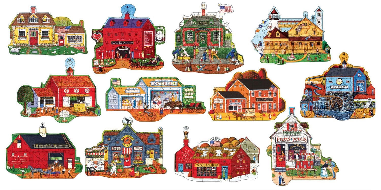 Cra-Z-Art 12 Puzzles - Main Street
