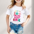thumbnail image 2 of TZEWGL Cute Shirt For Infnat Round Neck Loose Short Sleeve Graphic Print Clothes For Newborns size 11-12T, 2 of 4