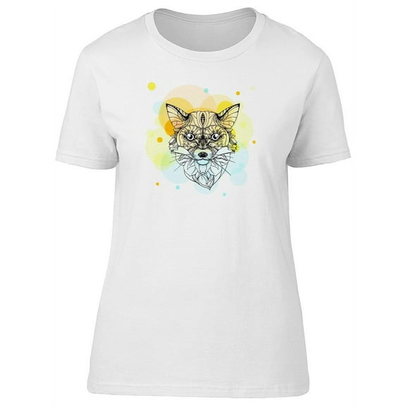 Fox With Paint Splashes T-Shirt Women -Image by Shutterstock, Female x-Large