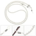thumbnail image 3 of HOMEMAXS 2-Pack White Anti- Eyeglasses Chain Strap for Glasses Accessories, and Stylish Eyewear Holder, 3 of 6