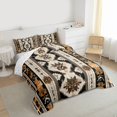 thumbnail image 3 of Homewish Bohemian Aztec Bedding Comforter Set for Adult, Hippie Stripes Rectangle Twin Comforter Sets, Southwestern Reversible Bedding Set, Ultra Soft Bedroom Decor, 2 Pieces, 3 of 8