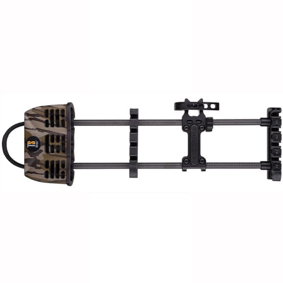 TightSpot Rise 5-Arrow Lite Quiver, Bottomland Camo, Triple-Axis Adjustment, Carbon Fiber, Right Hand (TSQRBTML-R)