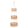 Rattan 3 Tier Decorative Hanging Basket By Drew Barrymore Flower Home