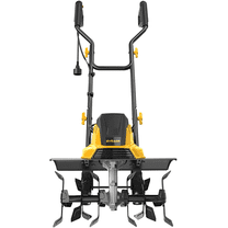 EVEAGE Electric Tiller,18 in Power Tillers and Cultivators Electric,13.5AMP Rototiller Cultivator,Yellow