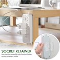 thumbnail image 5 of 4pcs Self Adhesive Power Strip Fixator Wall-mounted Power Strip Holder Punch-free Power Strip Fixator Holder Mount For Power Strip Wifi Router Remot, 5 of 5
