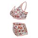 thumbnail image 4 of Traje de baño para mujer Bikini estampado de 2 piezas Traje de baño de cintura alta Traje de baño con estampado floral Trajes de baño para mujer, 4 of 5