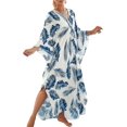 thumbnail image 1 of Robes de Plage pour Femmes Grande Taille Imprimé Animal Caftan Robe de Resort, 1 of 5