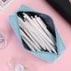 thumbnail image 4 of Stationery Bag | Simple Cartoon Pen Case | Oxford Cloth Large Capacity Multi-Functional Organizer | Zippered Pencil Storage | Portable Pouch | 21.5x6x5cm | Multicolor | 1 Piece, 4 of 6