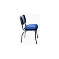 thumbnail image 3 of Richardson Seating Retro Diner Side Chair-Color:Royal Blue/White,Seat Type:Box Seat, 3 of 3