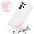 thumbnail image 5 of Compatible with Samsung Galaxy S22 Ultra Case Glitter Liquid Cute Clear Phone Case Floating Quicksand Shockproof Protective Bumper Silicone Soft TPU Case for Galaxy S22 Ultra Star Pink YB, 5 of 6