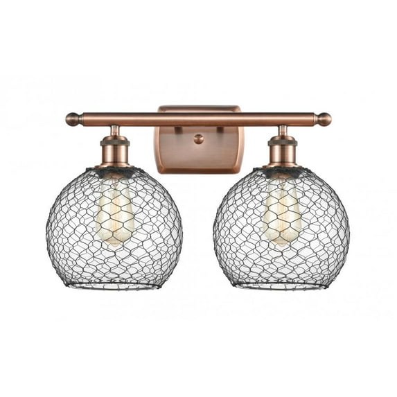 Innovations Lighting 516-2W Farmhouse Chicken Wire Farmhouse Chicken Wire 2 Light 16" Wide